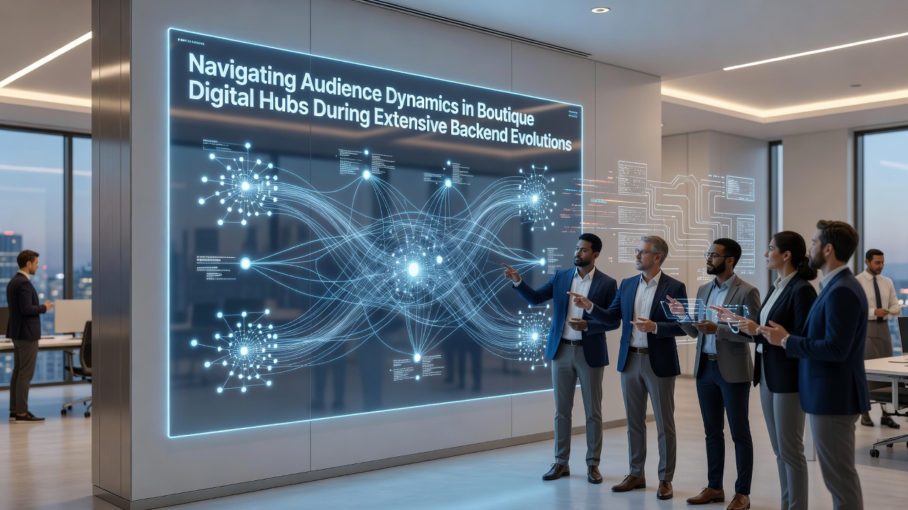 Navigating Audience Dynamics in Boutique Digital Hubs During Extensive Backend Evolutions